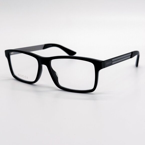 NEW GUCCI GG0692O 004 UNISEX BLACK/GREY EYEGLASSES GUCCI - Picture 2 of 10